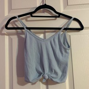 PacSun Blue Tie Tank Top